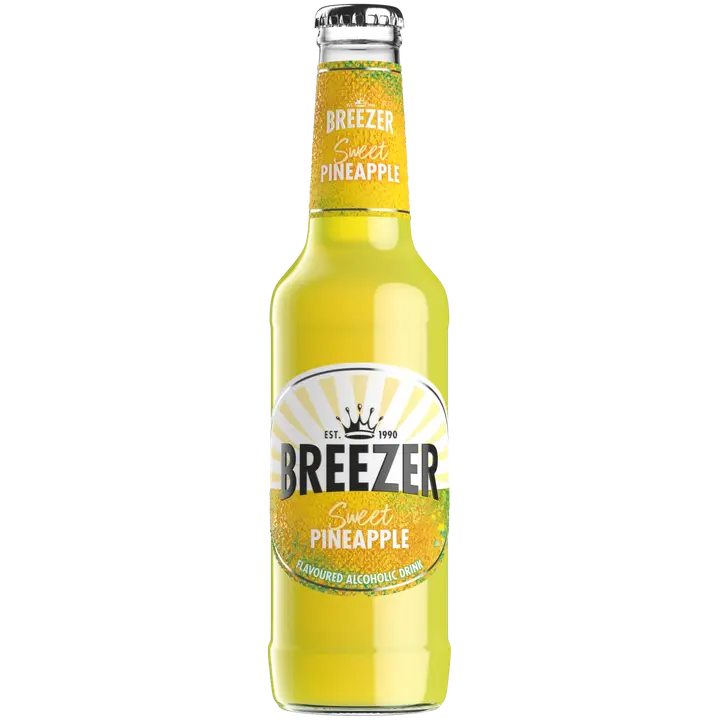Breezer Pineapple juomasekoitus 4 % lasipullo 0,275 L