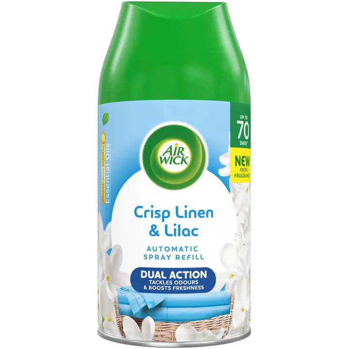 Õhuvärskendaja täide Air Wick Freshmatic Linen&Lilac 250ml