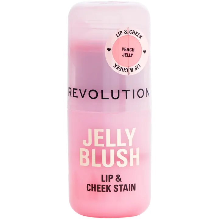 Makeup Revolution Jelly meikkipuikko poskille ja huulille 0,03g Stain Peach Orange