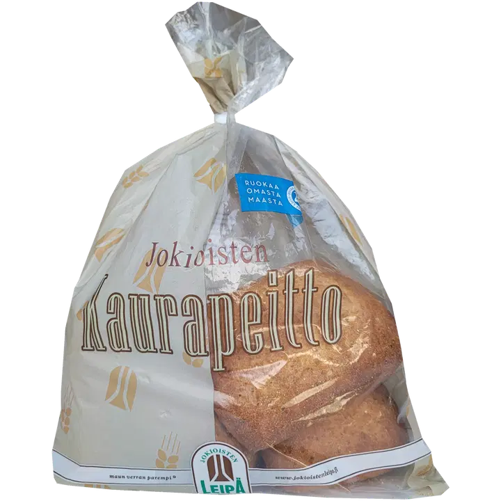 Jokioisten Leipä kaurapeitto, pakattu vehnäkaurasämpylä 4 kpl 300 g