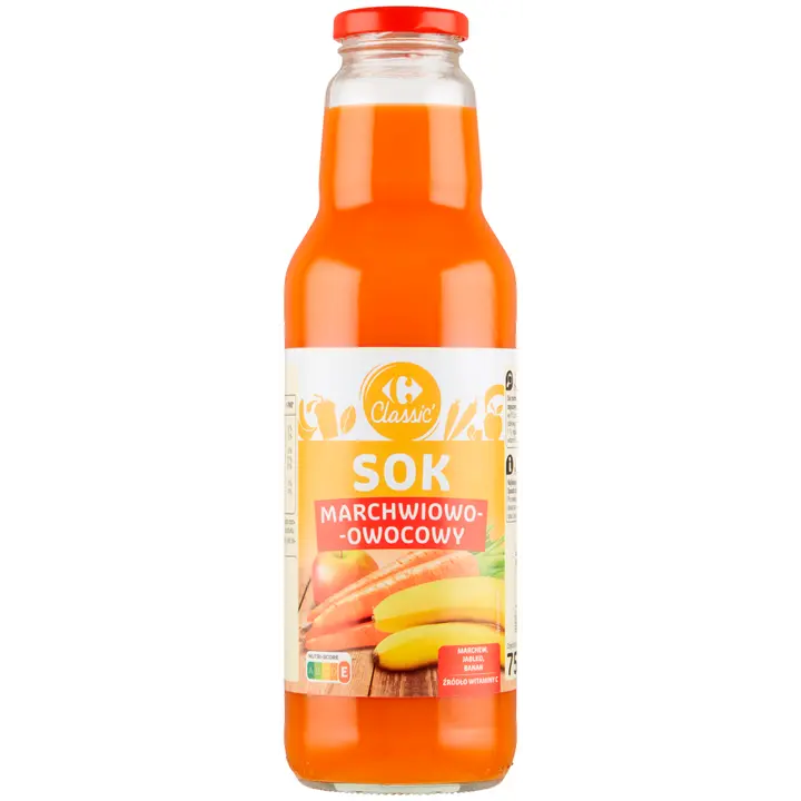 Porgandi, õuna ja banaani mahlajook 750ml