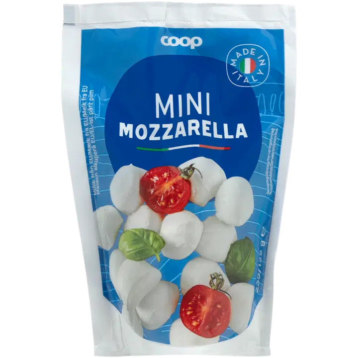 Coop mozzarella mini 235/125 g