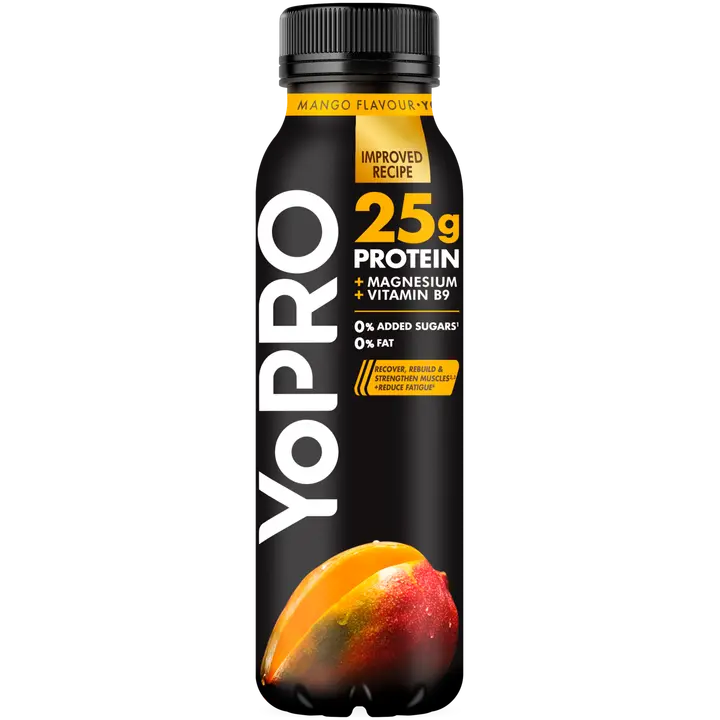 Danone YoPro juotava jogurtti, runsasproteiininen, mango, laktoositon 300g