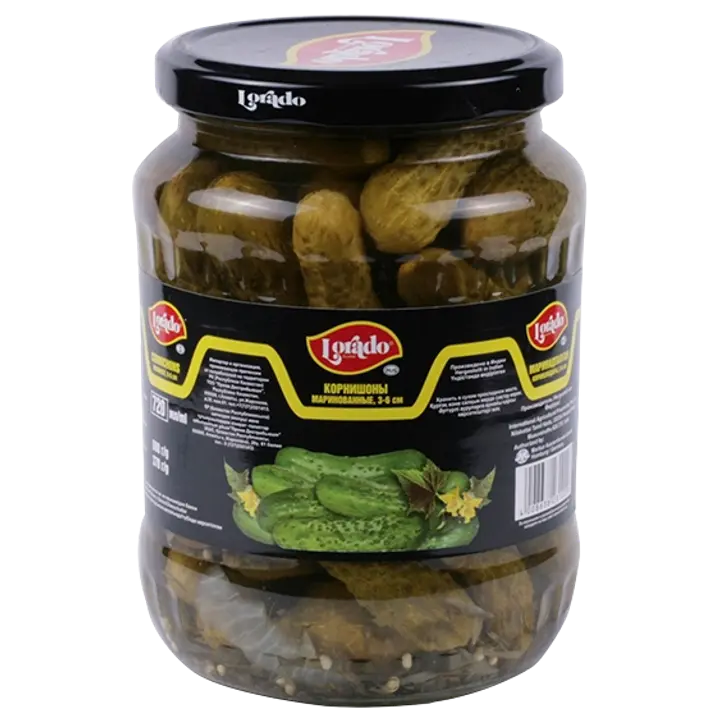 Kornišonid marineeritud 680/370 g