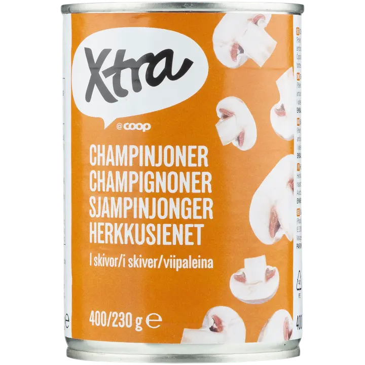 Xtra herkkusieniä viipaleina 400/230g