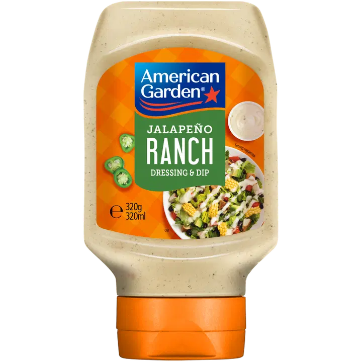 American Garden Ranch-Jalapeno -kastike 320ml