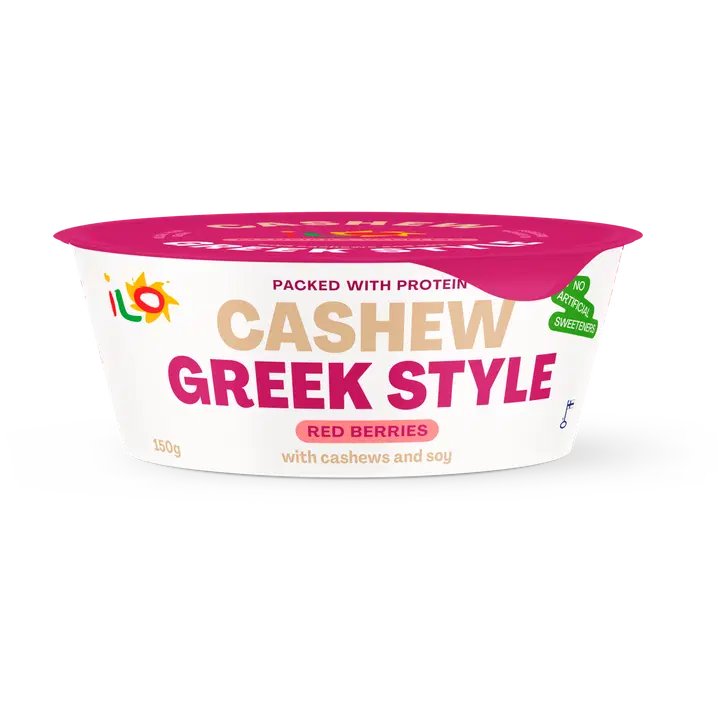 Ilo Cashew Greek style red berries 150g