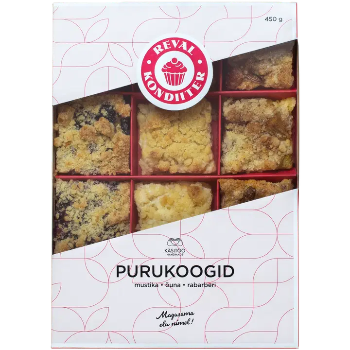 Reval Kondiiter Purukookide Valik 450 g 12tk