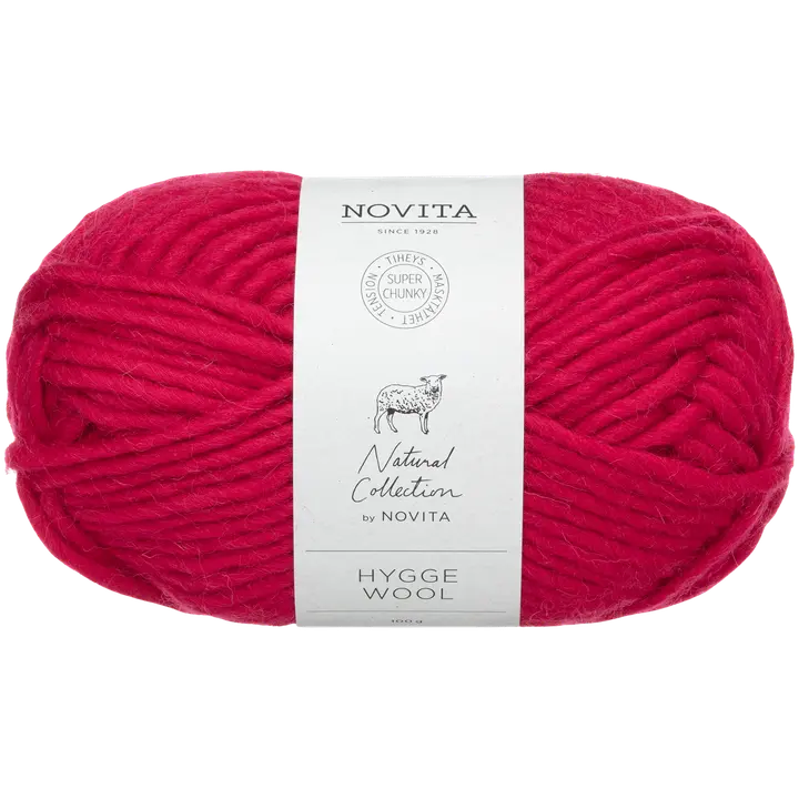 lõng hygge wool roosa 100g