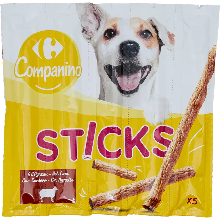 Carrefour lammastikku koiralle 5x10g