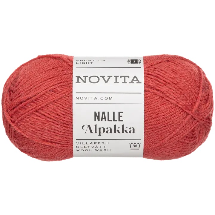 Novita lanka Nalle Alpakka 50g puolukkapuuro 5311