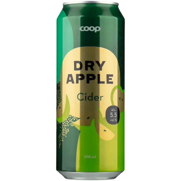 Coop kuiva omenasiideri 5,5 % 0,5 l tlk