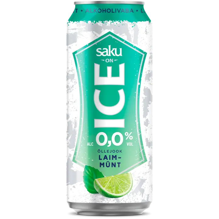 Saku On Ice laimi-mündi alkoholivaba õlu 500 ml