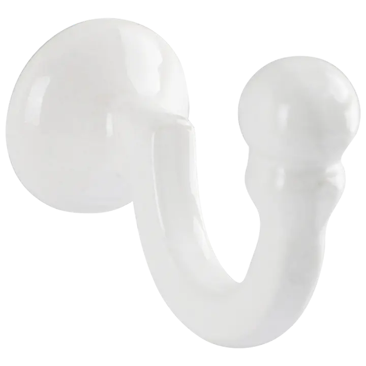 Ihanin tamppikoukku valkoinen 2kpl