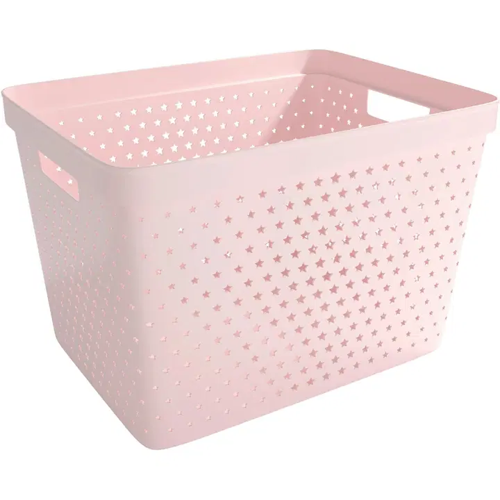 Säilytyskori Star Basket 19l vaaleanpunainen