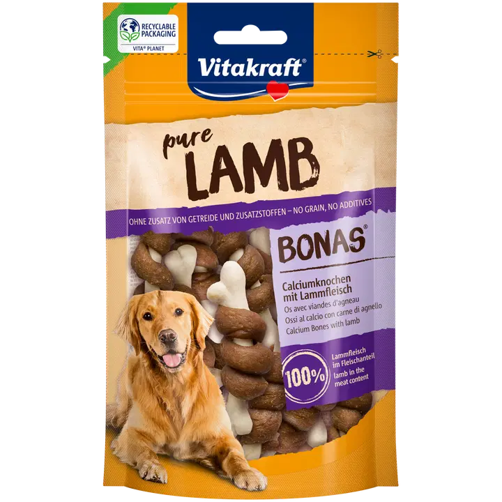 Vitakraft Bonas lammas kalsiumluut 80g