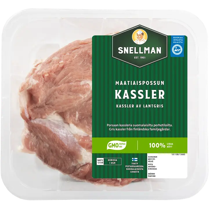 Snellman Maatiaispossun kassler n 650g