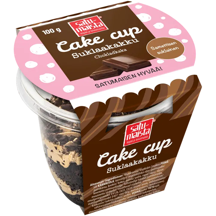 Satumaista Cake cup Suklaakakku 100g