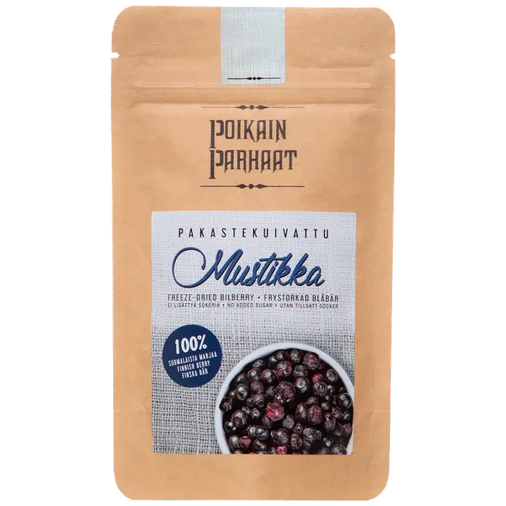 Poikain Parhaat Pakastekuivattu mustikka 15g