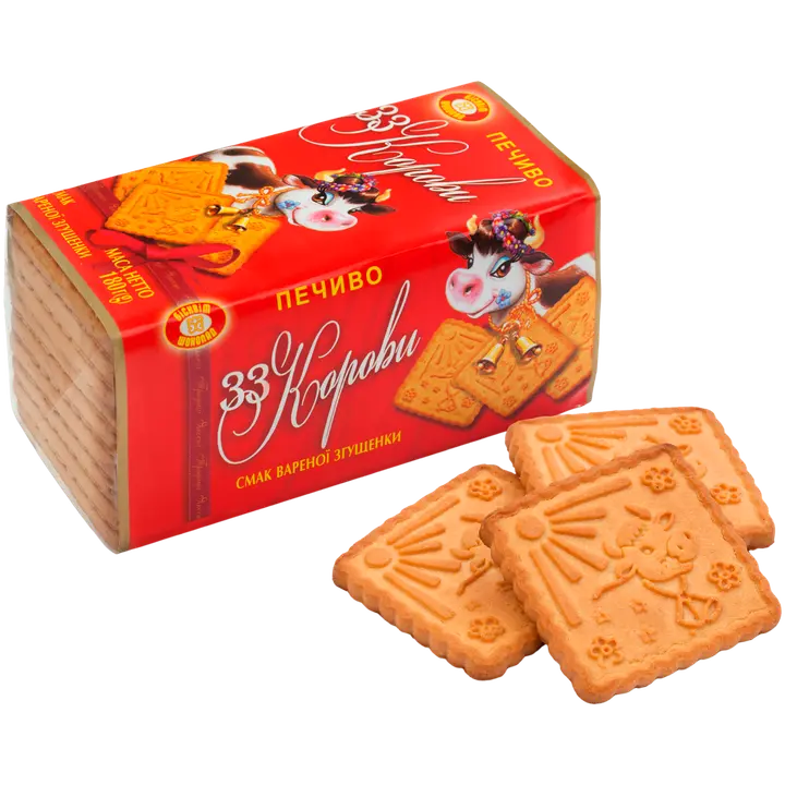 Biscuit chocolate pakitud küpsis 33 korovõ kondenspiima 180g