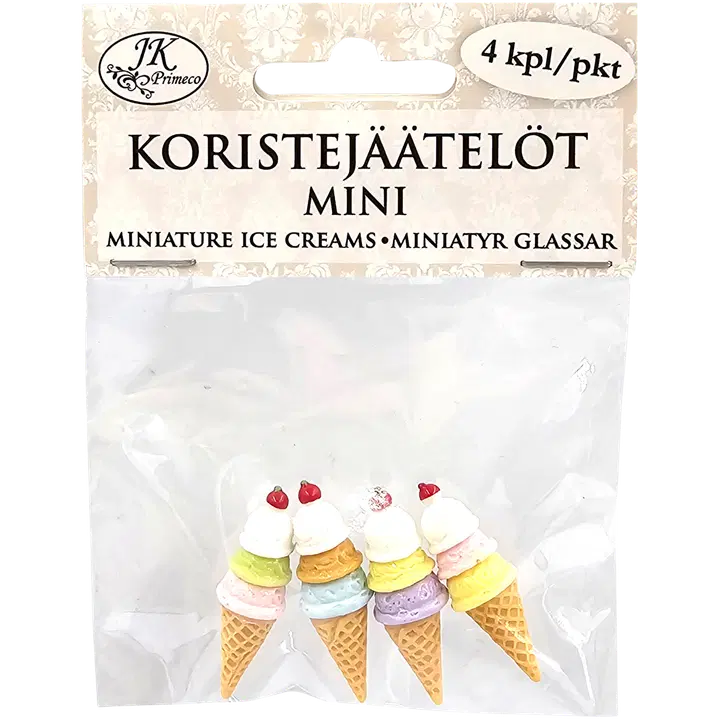 J.K. Primeco koristejäätelöt mini 4kpl