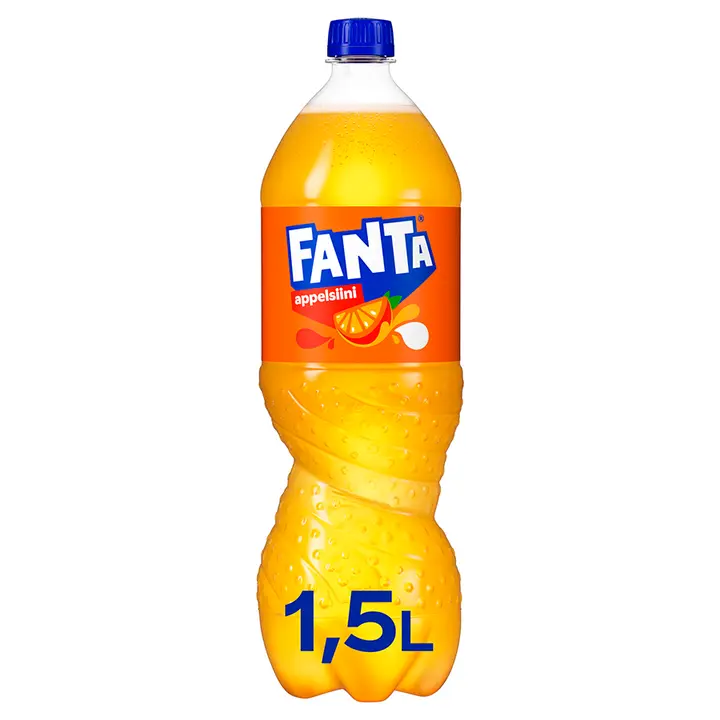 Fanta Appelsiini virvoitusjuoma muovipullo 1,5 L