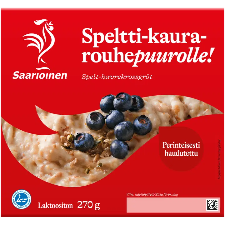 Saarioinen Speltti-kaurarouhepuuro 270g