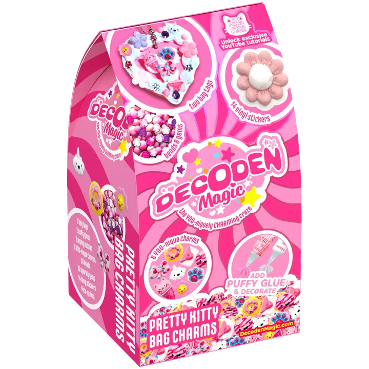 Decoden Magic Mini Söpö kisu laukkukoristeet