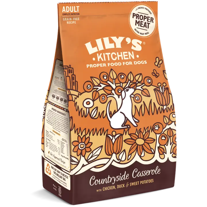 Lily's Kitchen 2,5kg Countryside Casserole sis. kanaa ja ankkaa koiranruoka