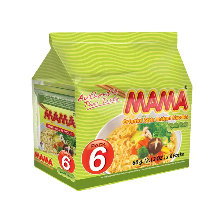 Mama 6-pack Itämainen vihanneksenmakuinen nuudeli 6x60g