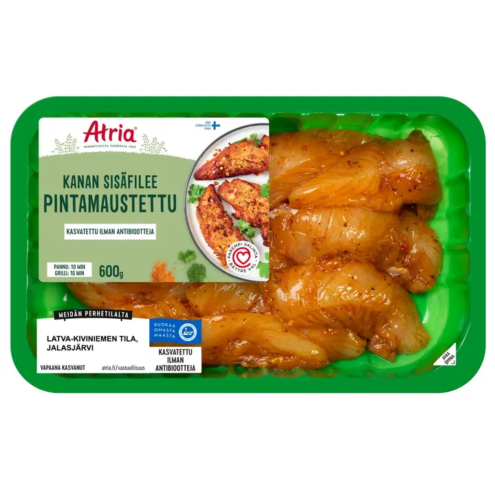 Atria Kanan Sisäfilee Pintamaustettu 600g