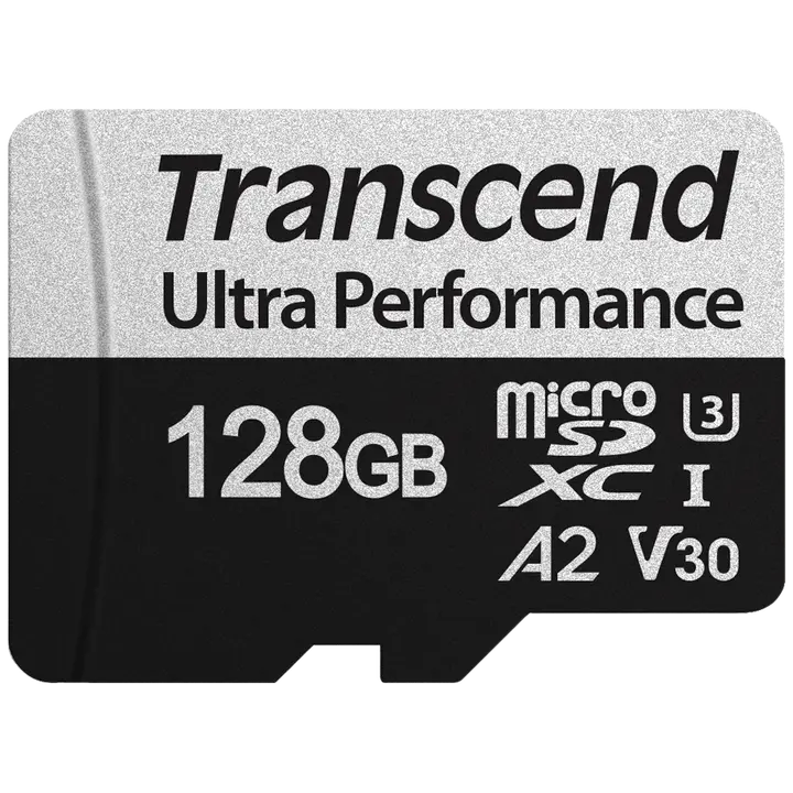 Mälukaart transcend u3 a2 microsd 128gb