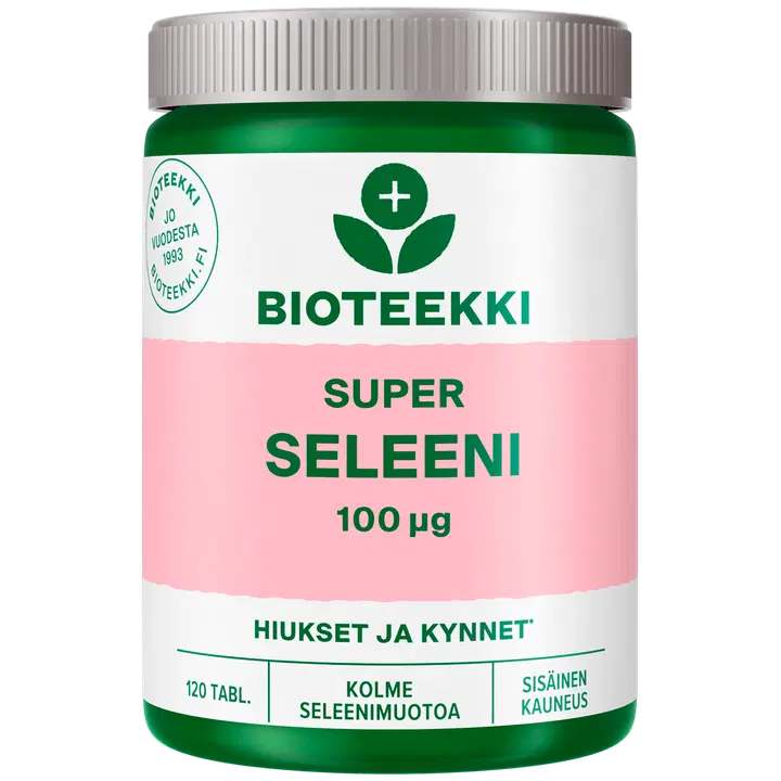 Bioteekki Super Seleeni ravintolisä 120 tabl.