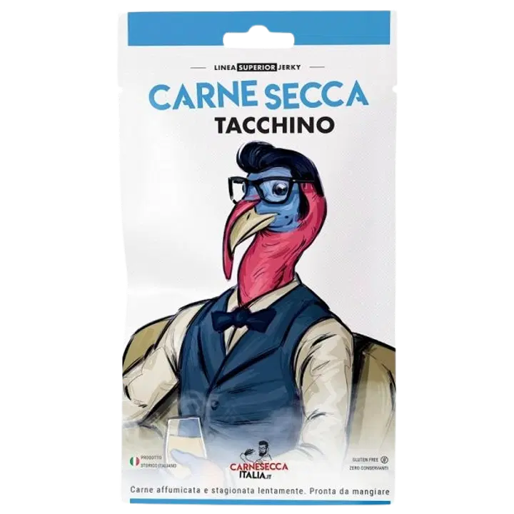 BeJerky Kuivlaagerdatud ja suitsutatud kalkuniliha ribad 40 g