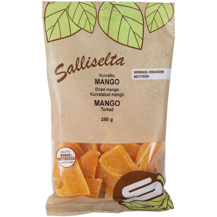 Salliselta mango kuivattu 250g