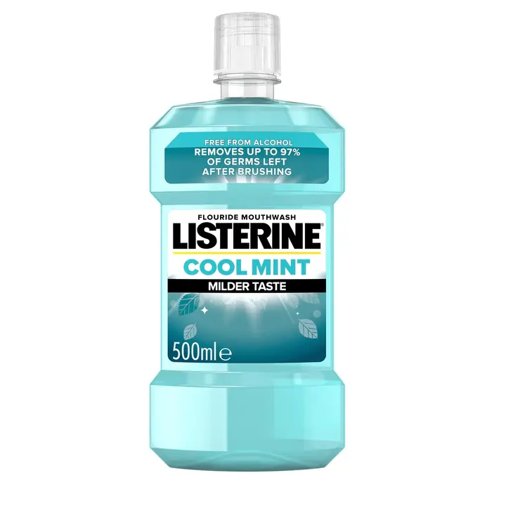 ListerineCool Mint Milder Taste suuvesi, 500 ml