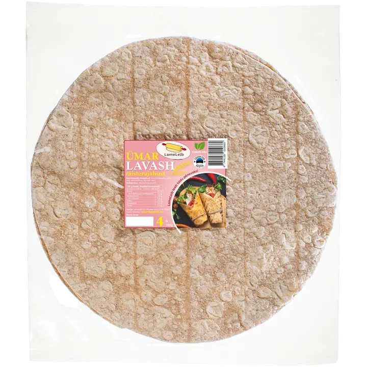 Ümar lavash täisterajahust 160 g