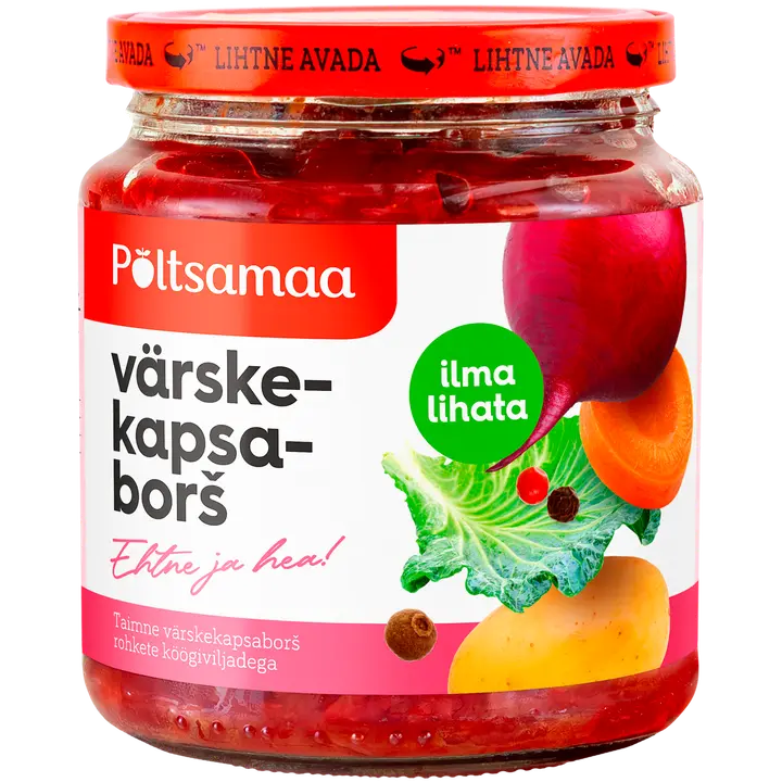 Põltsamaa värskekapsaborš lihata 530 g