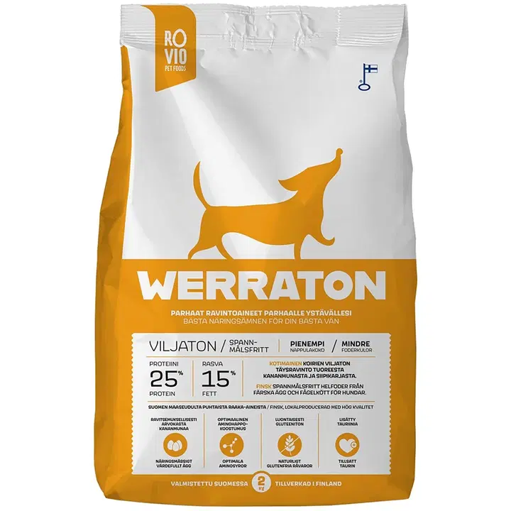 Werraton Viljaton koiranruoka 2 kg
