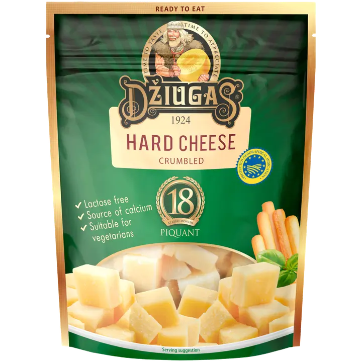 Kõvajuust, laagerdunud 18 kuud, 100 g