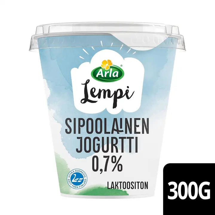 Arla Lempi Sipoolainen laktoositon 0,7% rahkajogurtti 300 g