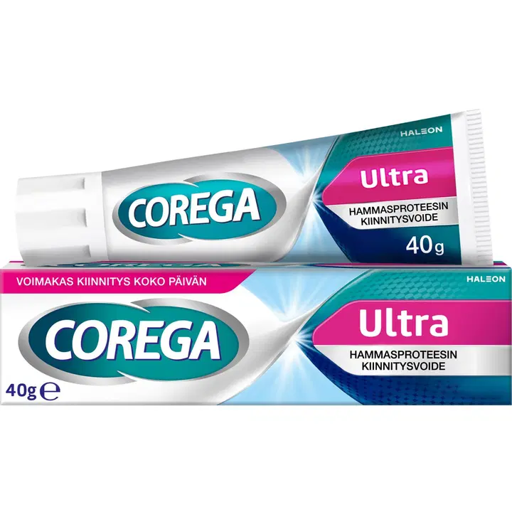 Corega Ultra hammasproteesin kiinnitysvoide, mintunmakuinen 40 g