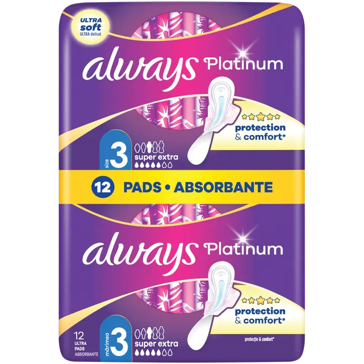 Always hügieeniside Platinum S3 12tk