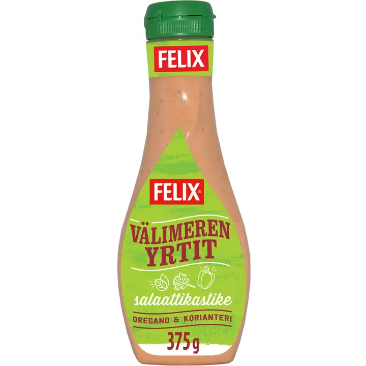 Felix välimeren yrtit salaattikastike 375g