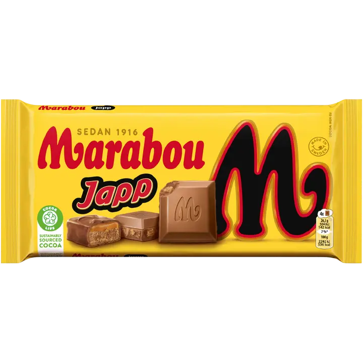 Marabou Japp suklaalevy 185g