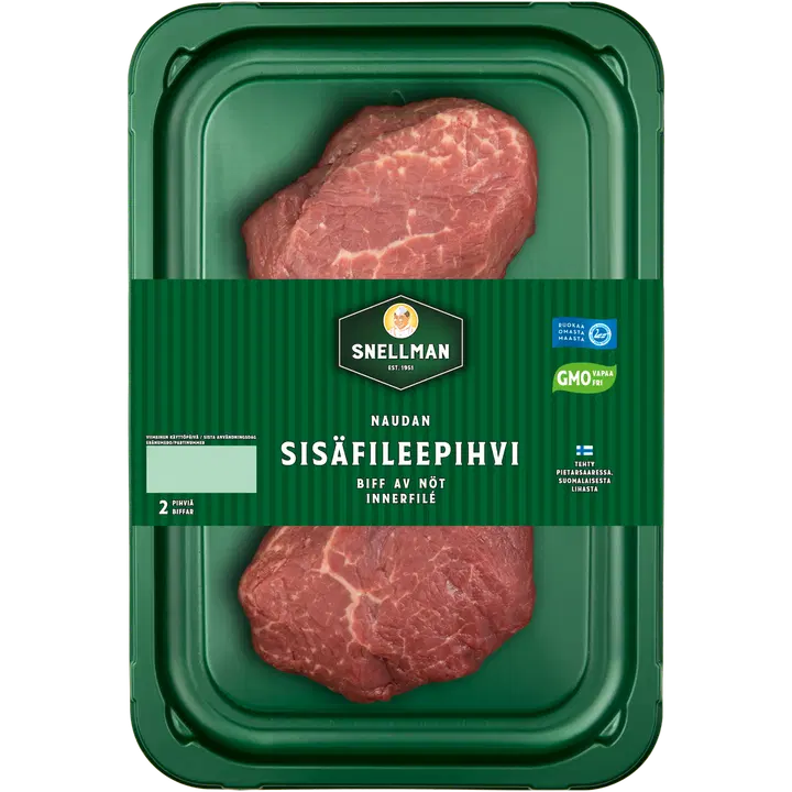 Snellman Naudan sisäfileepihvi 2 kpl n. 240 g