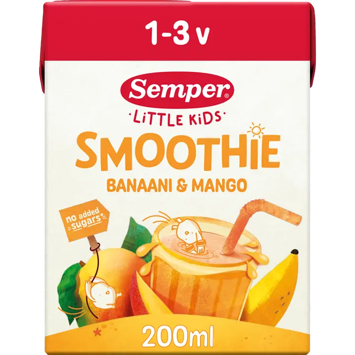 Semper Smoothie Banaani & mango 1-3v 200ml