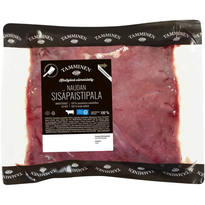 Tamminen naudan sisäpaistipala n1kg
