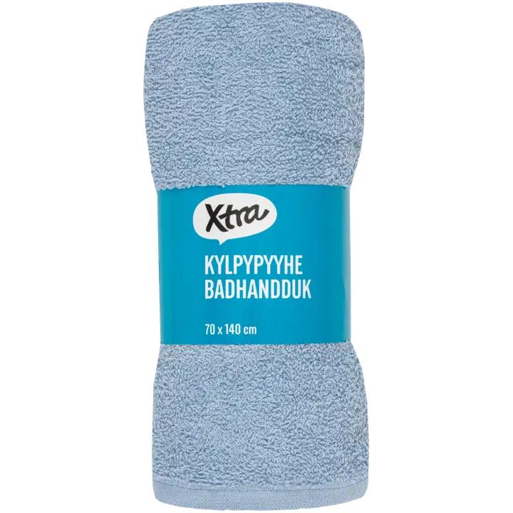 Xtra kylpypyyhe Anna 70x140 cm vaaleansininen