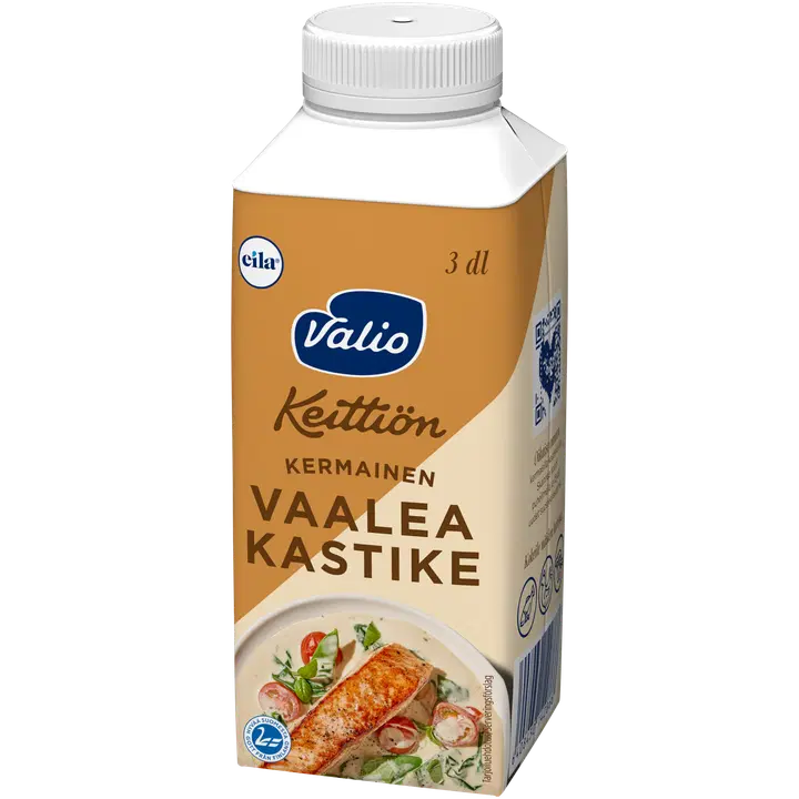 Valio Keittiön kermainen vaalea kastike laktoositon 3 dl